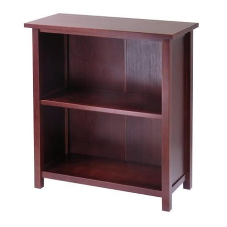 3-Tier Medium Beechwood Storage Shelf Or Bookcase Antique Walnut